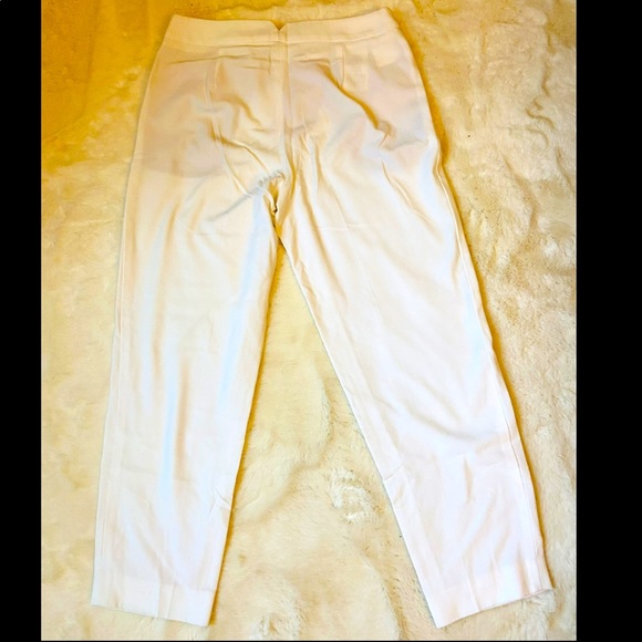 BCBG Maxazria White/Cream Cropped Dress Pants - XXS - Picture 4 of 4